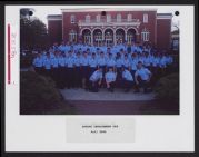 Group photograph of Air Force ROTC cadets 